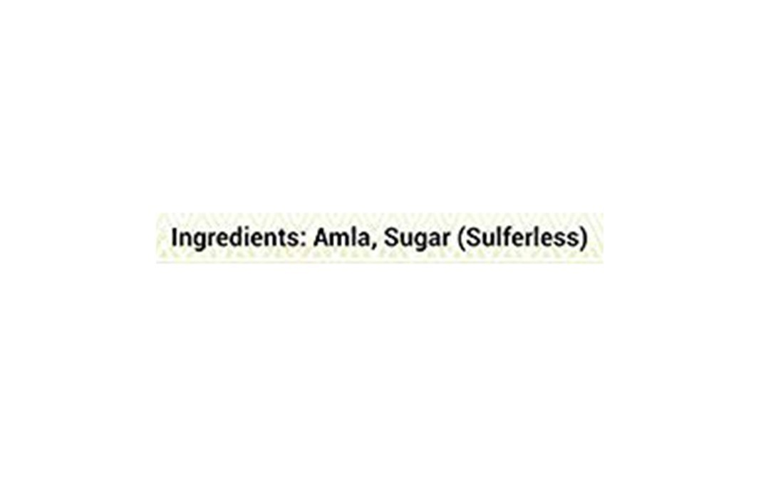 Orgrain India Amla Candy Dehydrated Fruit Candy   Glass Jar  300 grams